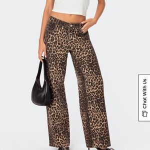 Edikted  cheetah pants